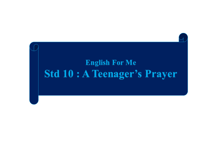 A Teenager's Prayer
