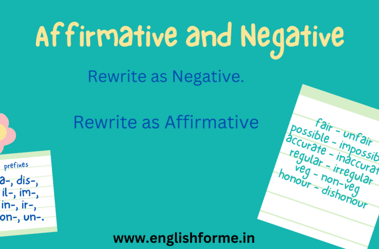 Affirmative and Negative