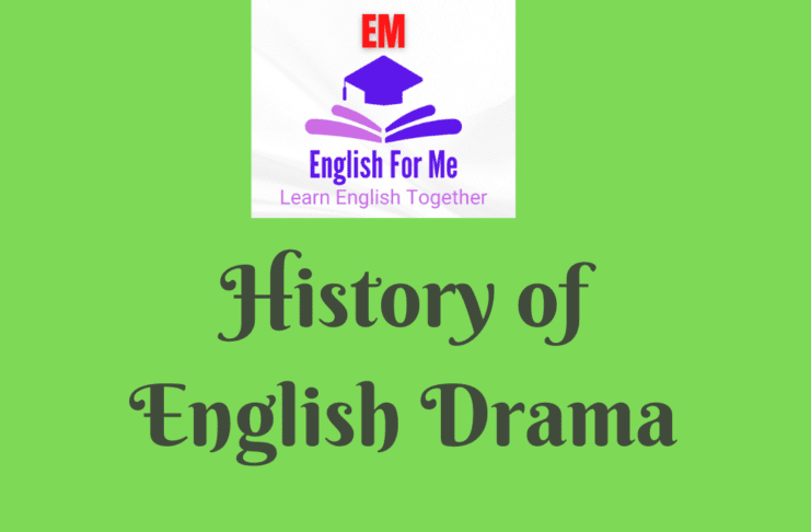 History of English Drama