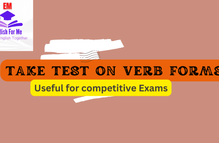 Test on Verb Forms
