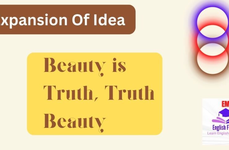Beauty Is Truth Truth Is Beauty